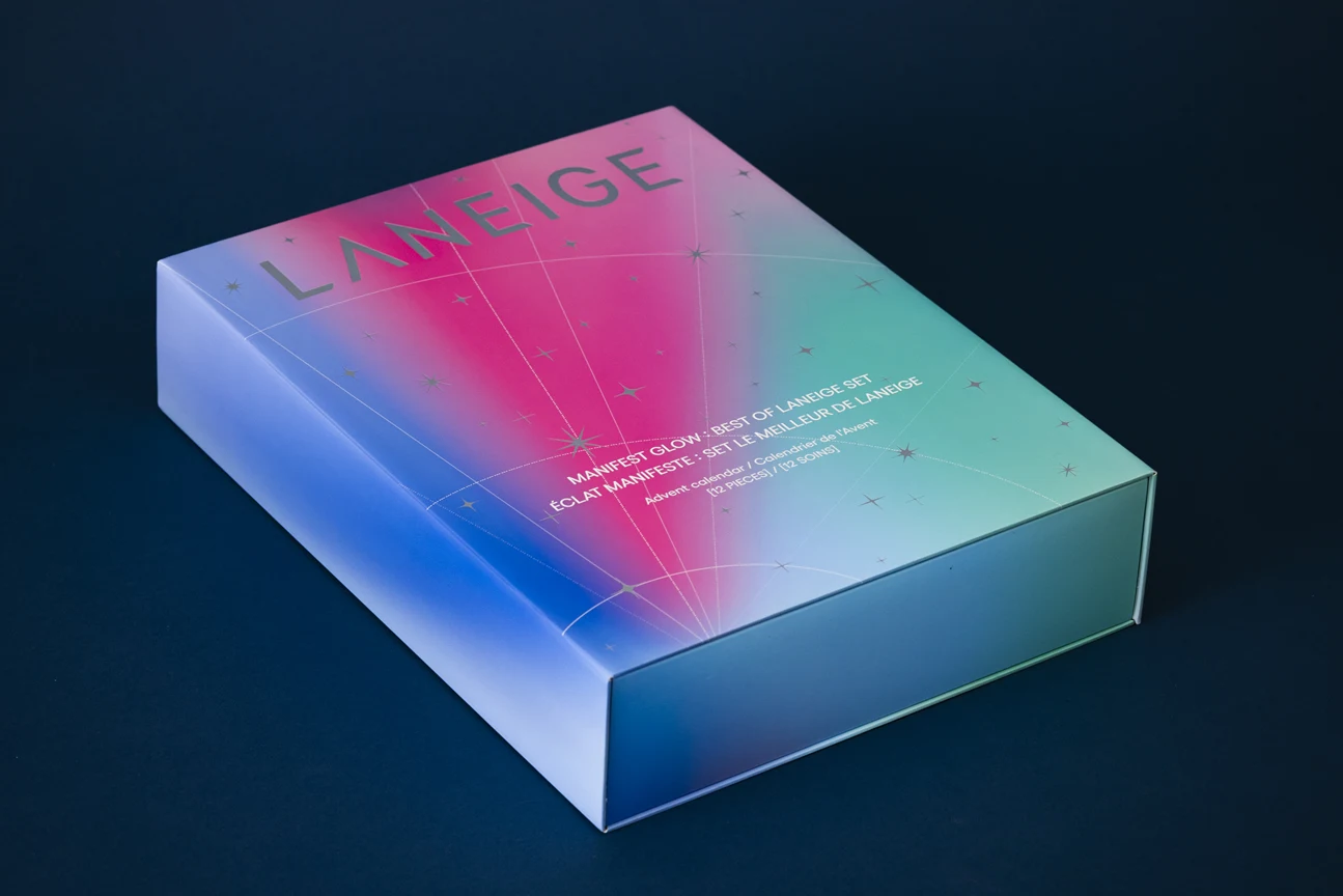 Laneige Advent Calendar printed on Invercote