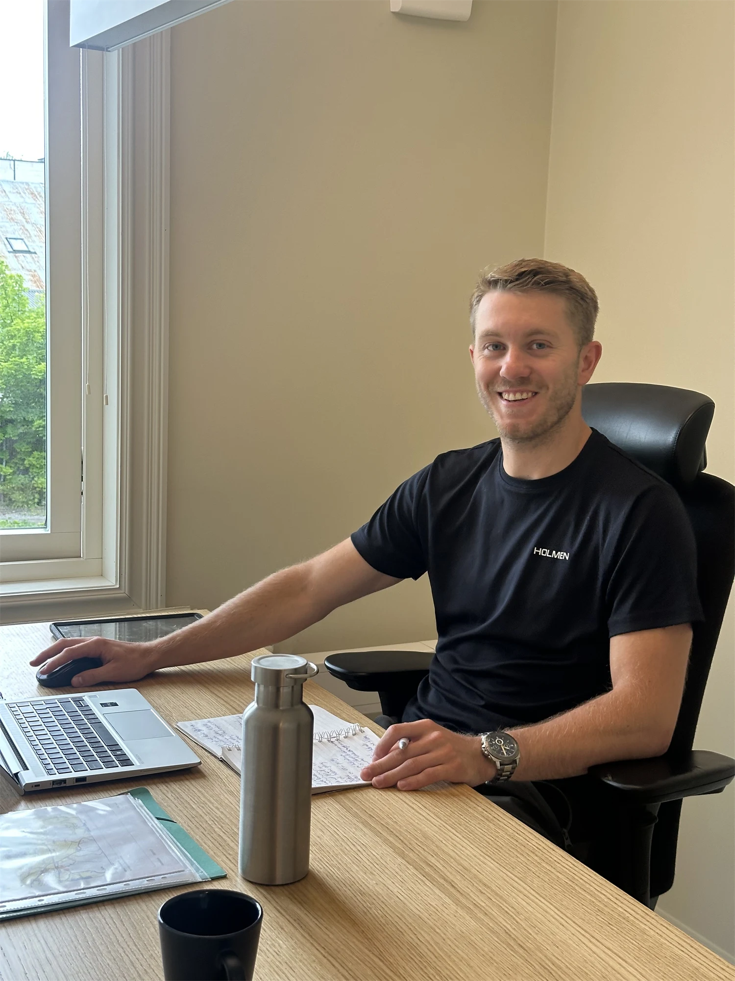 Bild på Anton, sommarbloggare på Holmen Skog