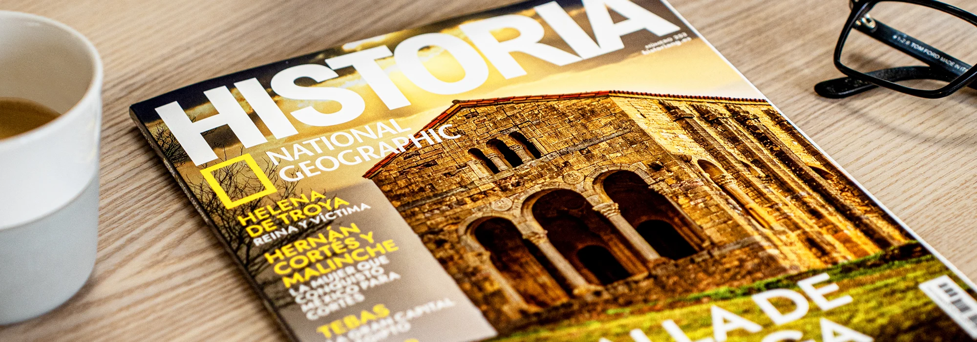 Close up photo of National Geographic cover