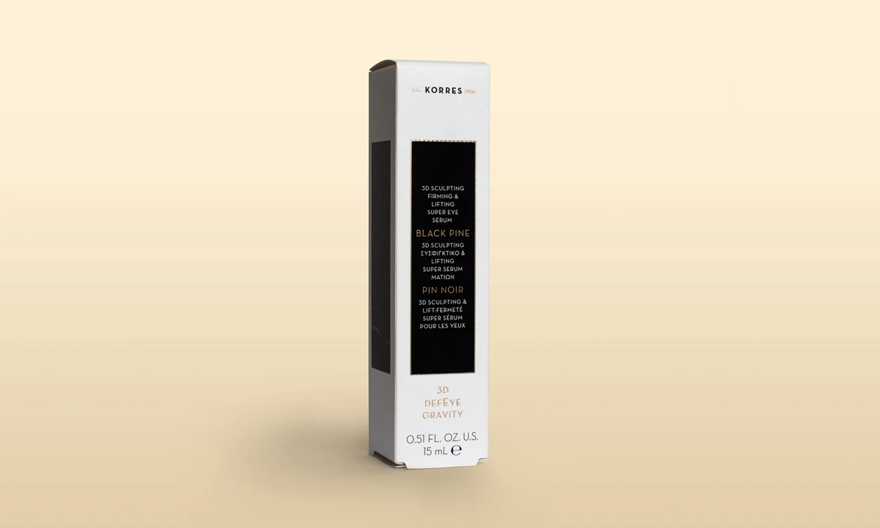 korres skincare collection packaging