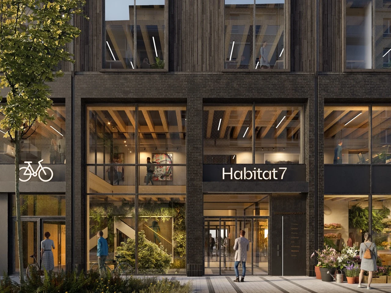 Innovativt niovåningshus växer fram i Göteborg