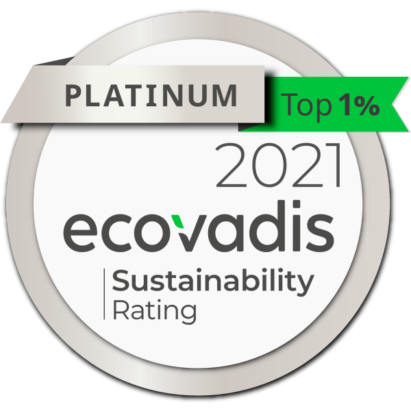 EcoVadis Platinum 2021sign