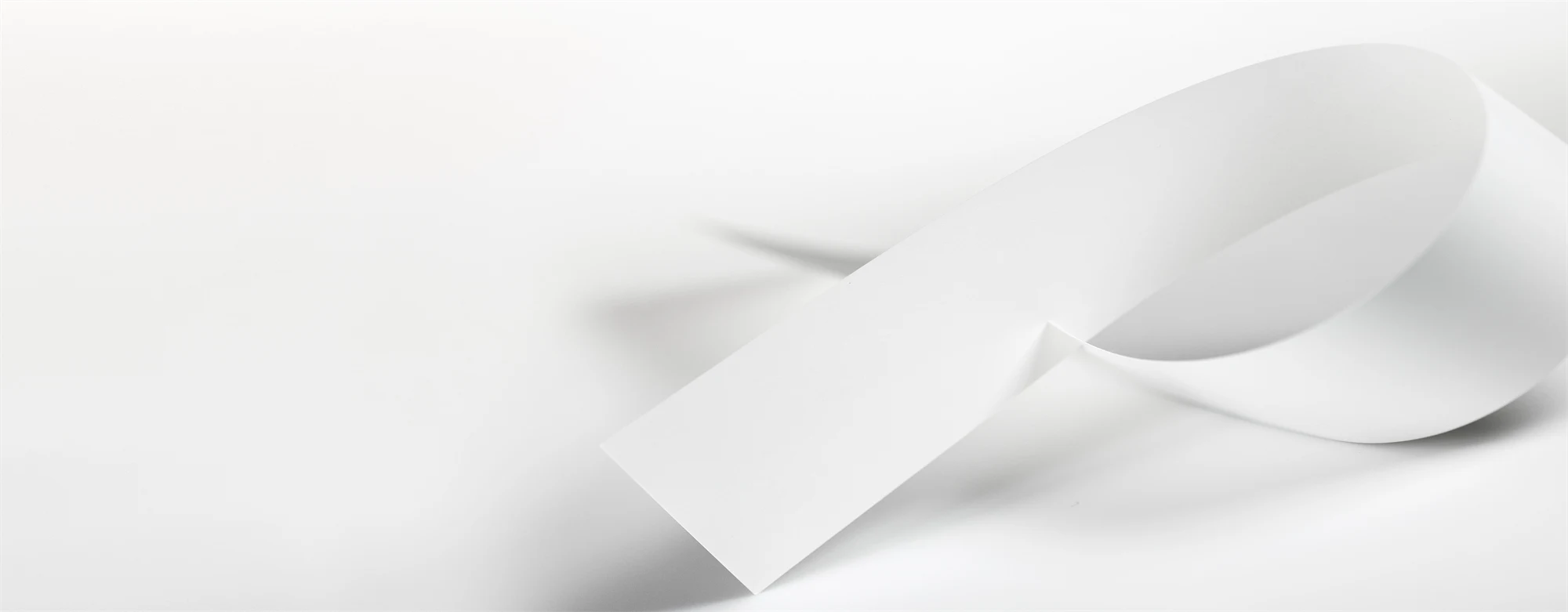 White paperboard detail