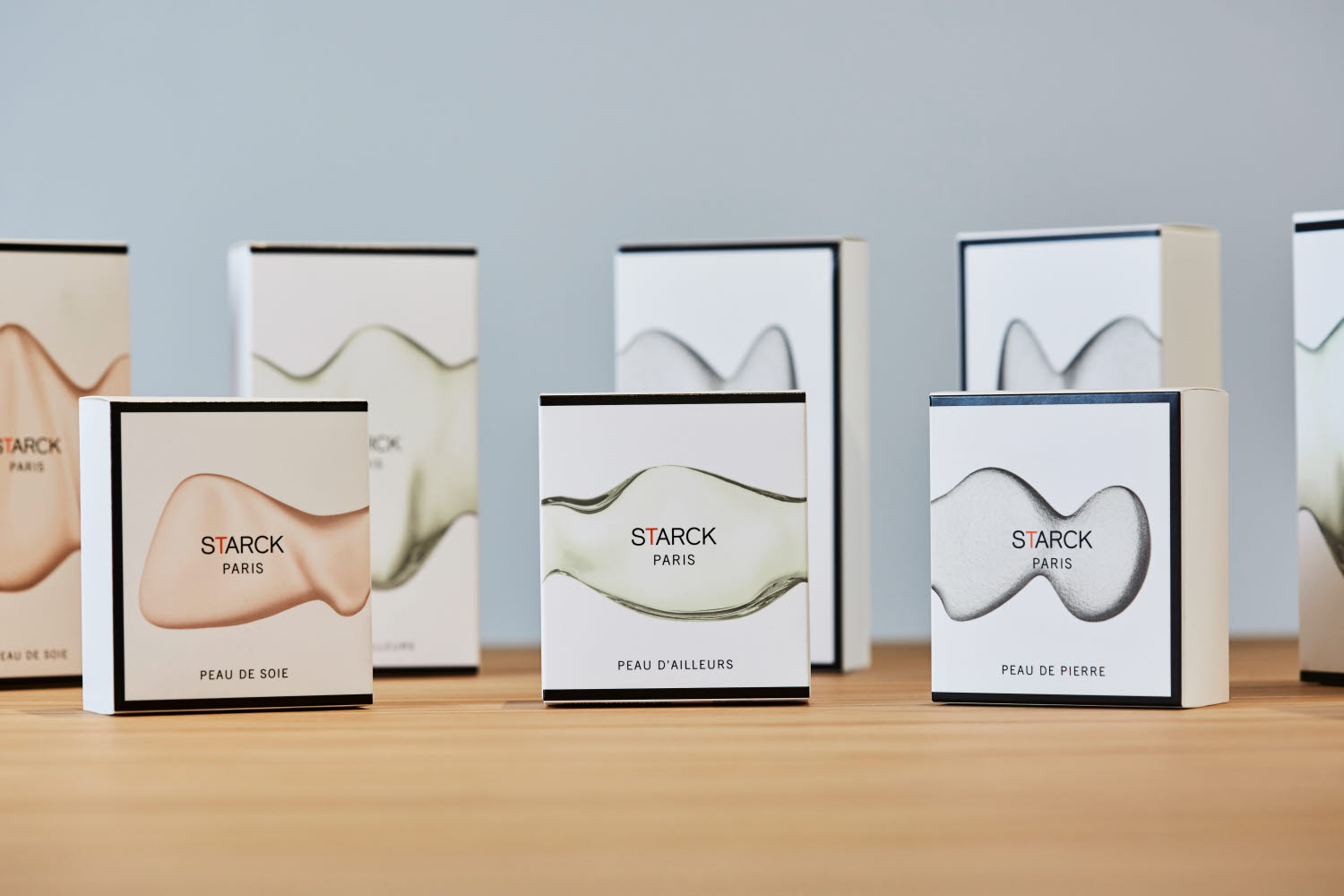 starck paris fragrances in paperboard packaging