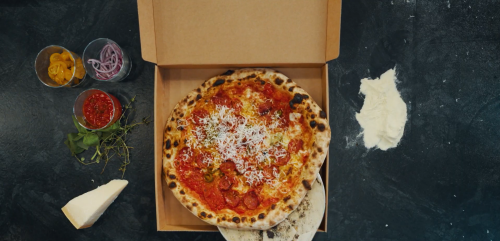 Holmen Elevate food-contact certified pizza box