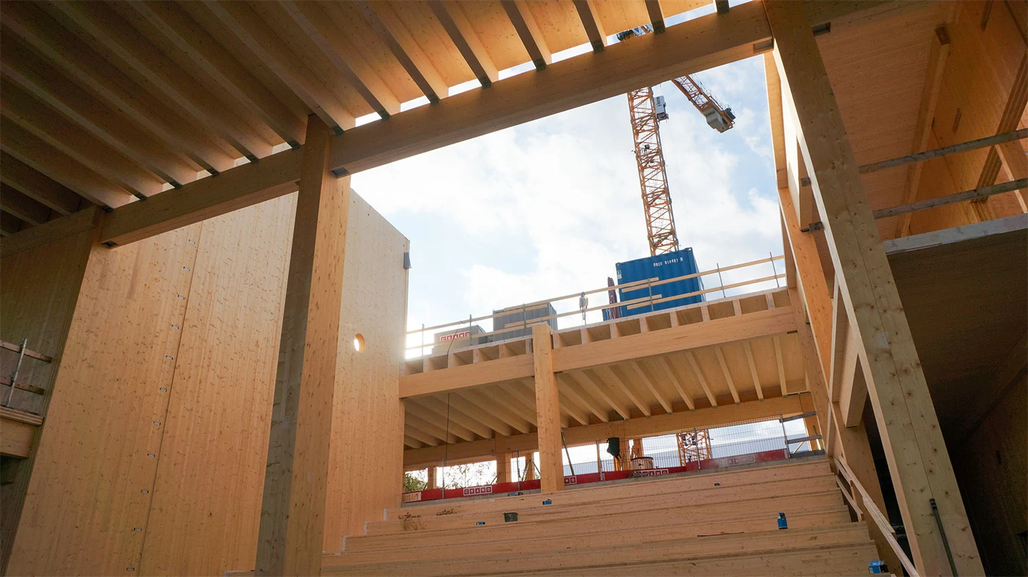 ACE-huset börjar tar form, men kontorshuset Svalen i bakgrunden