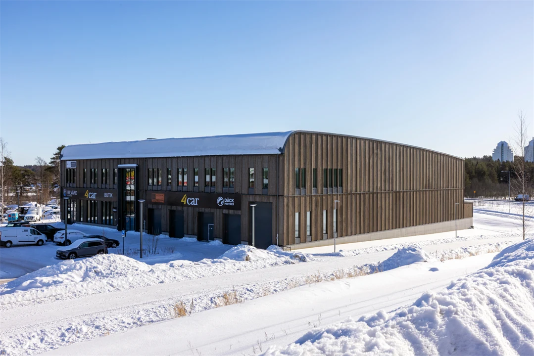 Exteriörbild på däckhotellet