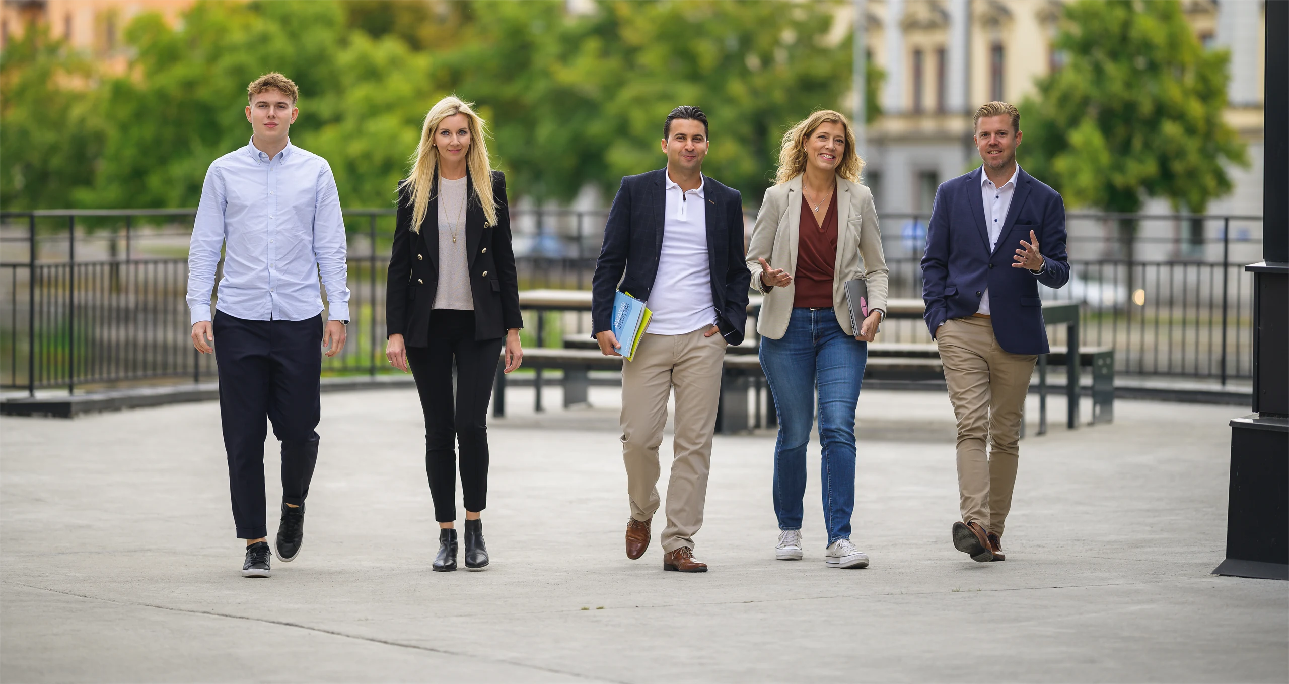 Picture of group of people in office environment