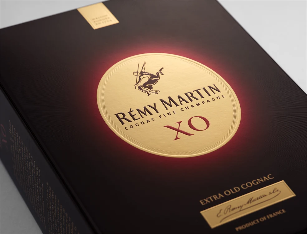 invercote packaging for remy martin cognac