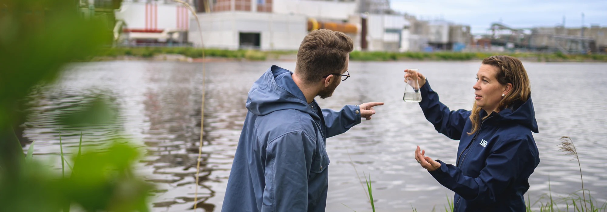 Man at work in Iggesund Mill