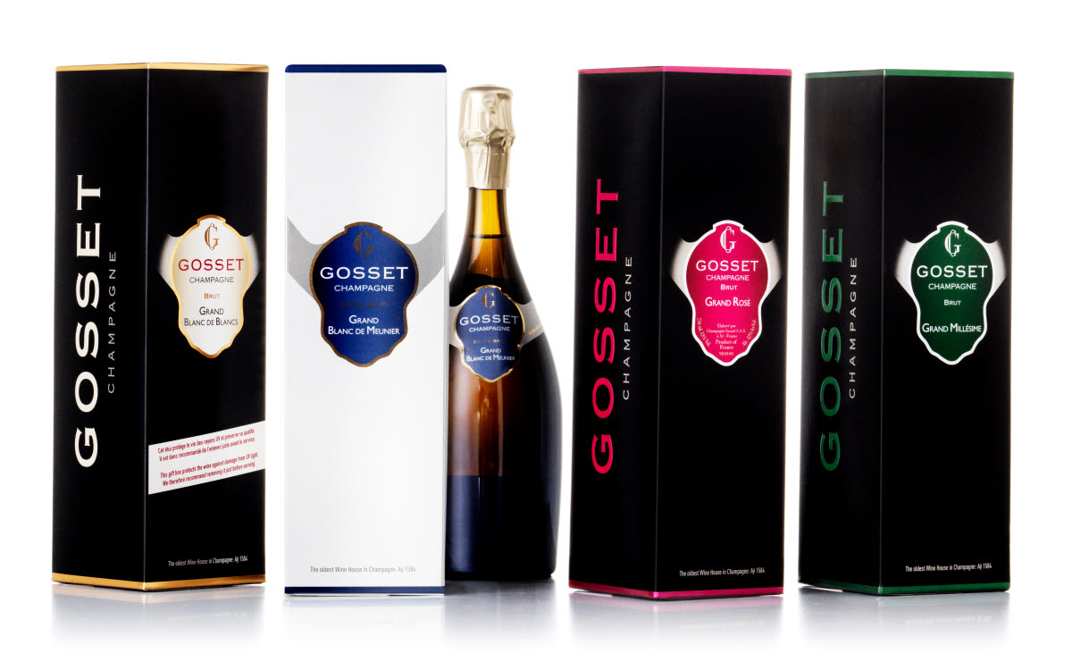 Iggesund Champagne Gift Packaging On Invercote