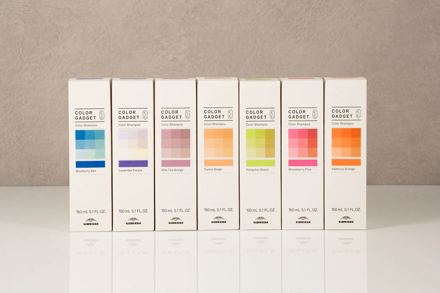 Exclusive haircare packaging for Color Gadget.