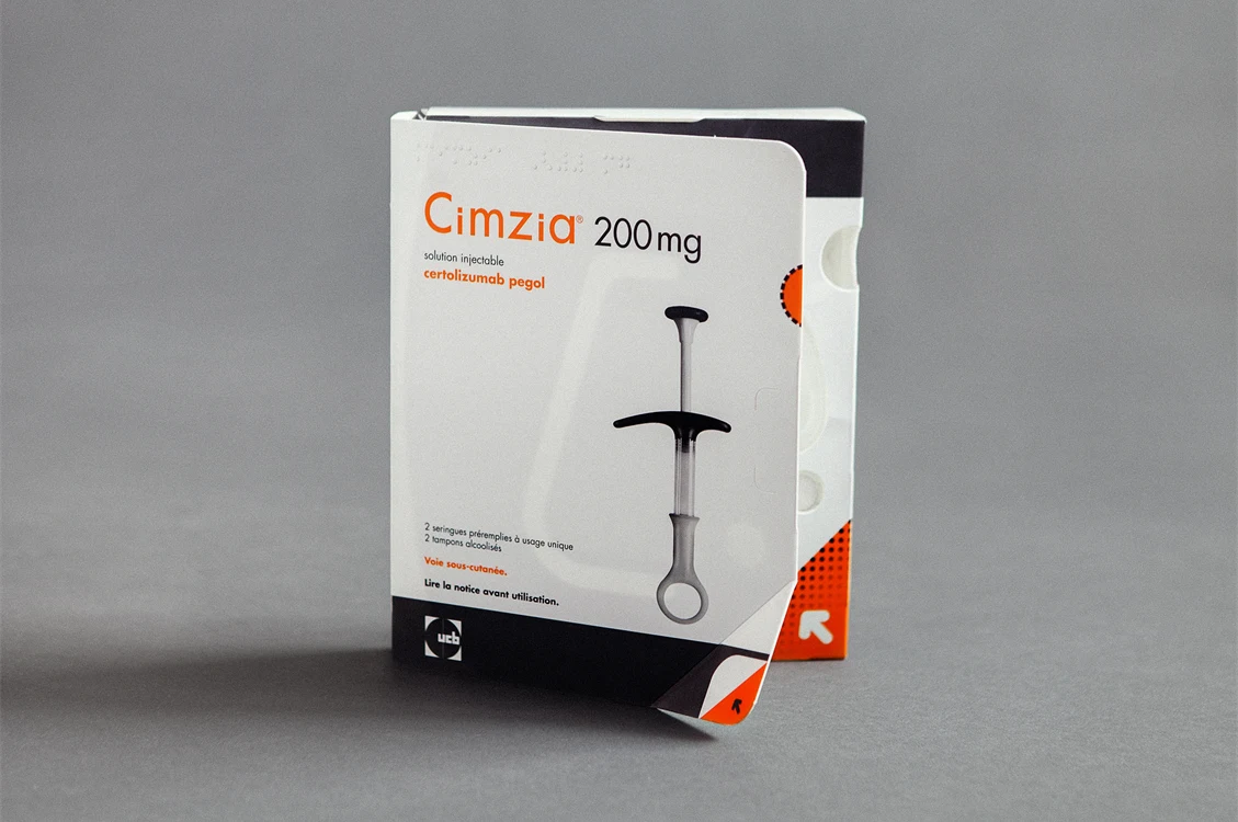 Cimzia's vision illustrated in its packaging design