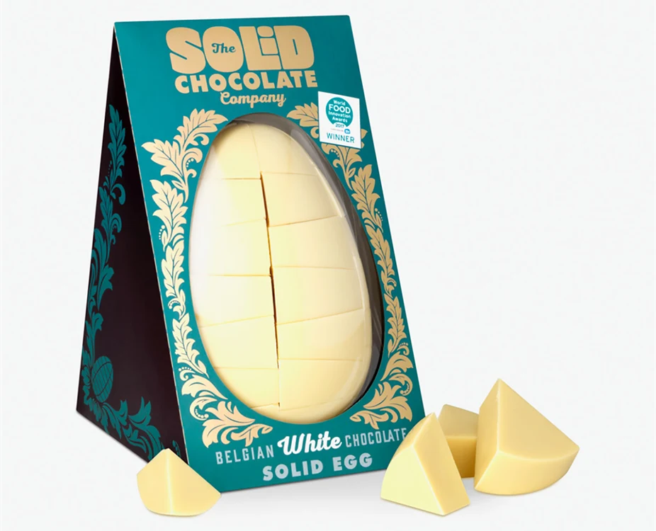 Solid Chocolate Company Easter egg packaging
