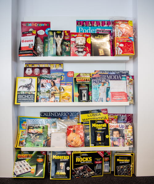 RBA Revistas have many top-selling magazines on display