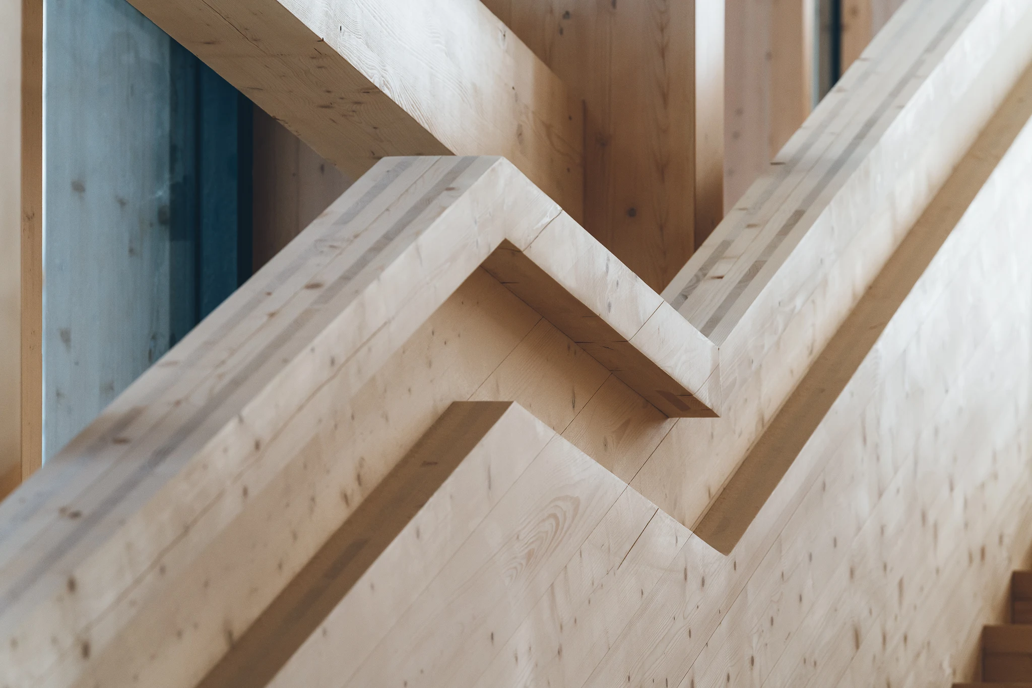 Limträ - vägg med balk