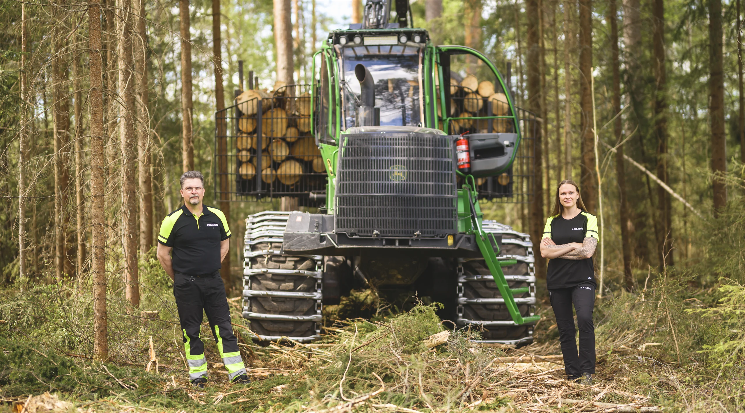 Medarbetare på Holmen Skog