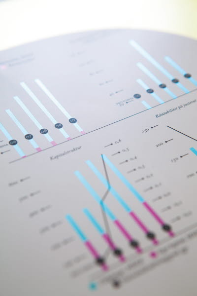 Cold foiling on statistics sheet