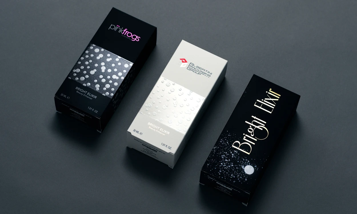 Beauty Packaging Boxes On Invercote Paperboard For Cadeaux Luxe 