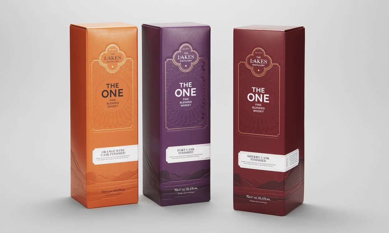 Sprits Recyclable Packaging Boxes For The One Whisky 