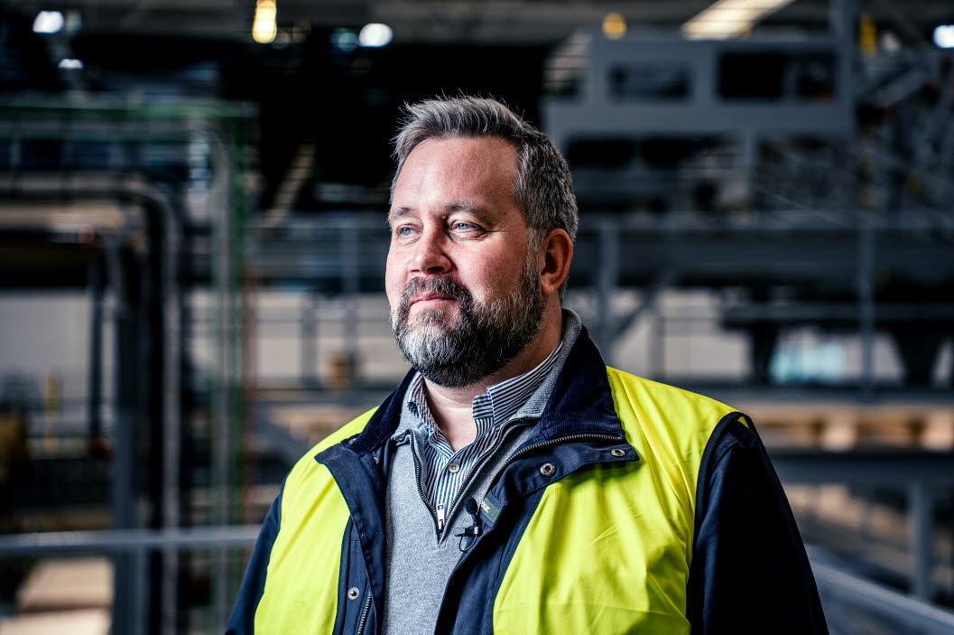 Magnus Malmström, mill manager at Iggesund