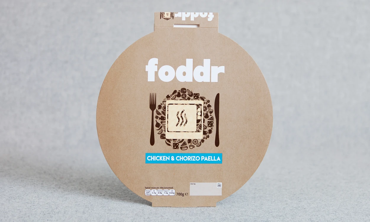 Food Packaging Made Of Incada Paperboard For Foddr Deliveries