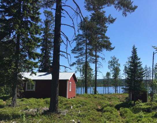 Låsjön i Kunnådalen Ångermanland
