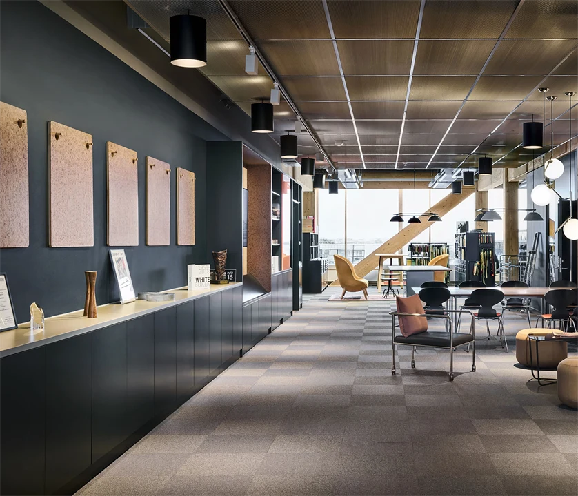 Kontor byggt med Limträ