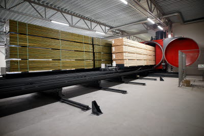 Wood treatment plant at Braviken Sawmill