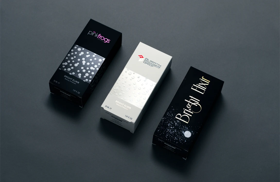 cadeaux luxe packaging on invercote with uv-print