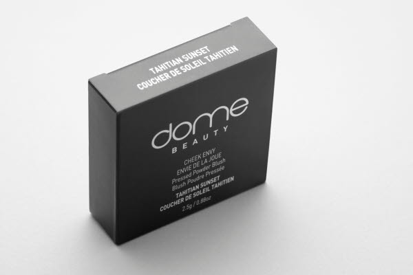 Singe dome BEAUTY packaging standing up