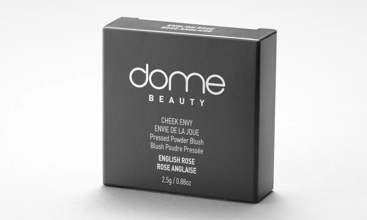 dome beauty grey paperboard packaging